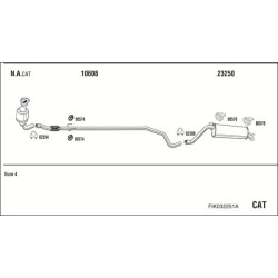 Išmetimo sistema WALKER FIK032251A