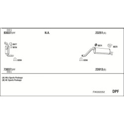 Išmetimo sistema WALKER FIK032252