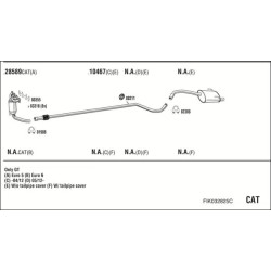 Išmetimo sistema WALKER FIK032825C