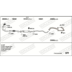 Išmetimo sistema WALKER FIK032826B
