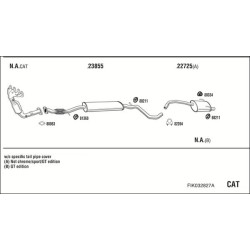 Išmetimo sistema WALKER FIK032827A
