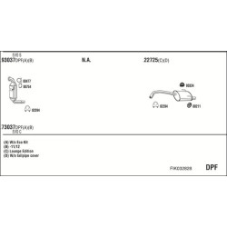 Išmetimo sistema WALKER FIK032828