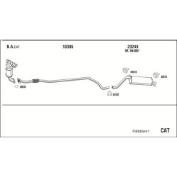 Išmetimo sistema WALKER FIK055441