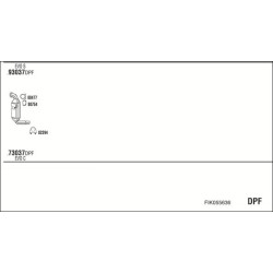 Išmetimo sistema WALKER FIK055636