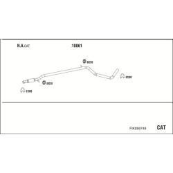 Išmetimo sistema WALKER FIK056749