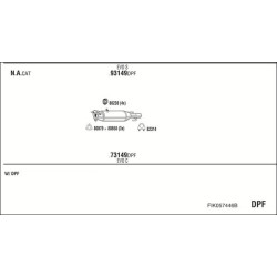 Išmetimo sistema WALKER FIK057446B