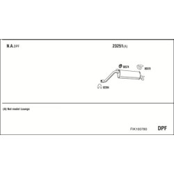 Išmetimo sistema WALKER FIK100780