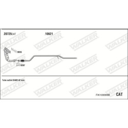Išmetimo sistema WALKER FIK109999B