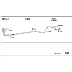 Išmetimo sistema WALKER FIK110001