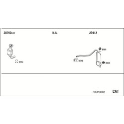 Išmetimo sistema WALKER FIK110002