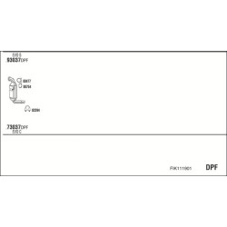 Išmetimo sistema WALKER FIK111901