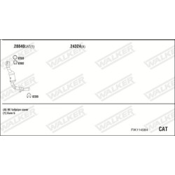 Išmetimo sistema WALKER FIK114584