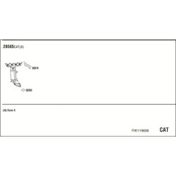 Išmetimo sistema WALKER FIK119838