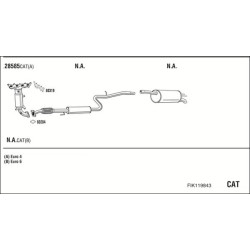 Išmetimo sistema WALKER FIK119843