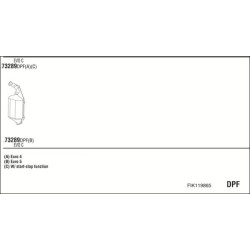 Išmetimo sistema WALKER FIK119865