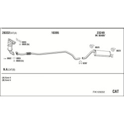 Išmetimo sistema WALKER FIK129202