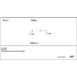 Išmetimo sistema WALKER FIK132508