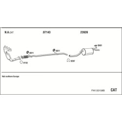 Išmetimo sistema WALKER FIK133158B
