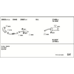 Išmetimo sistema WALKER FIK133160B