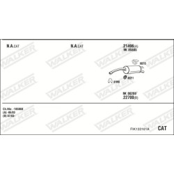 Išmetimo sistema WALKER FIK133161A