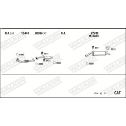 Išmetimo sistema WALKER FIK133171