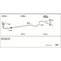 Išmetimo sistema WALKER FIK133173