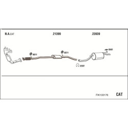 Išmetimo sistema WALKER FIK133176