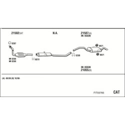 Išmetimo sistema WALKER FIT03785