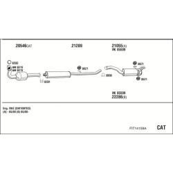 Išmetimo sistema WALKER FIT14159A