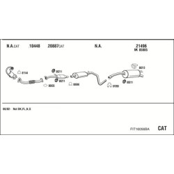Išmetimo sistema WALKER FIT16056BA