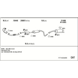 Išmetimo sistema WALKER FIT16056BB