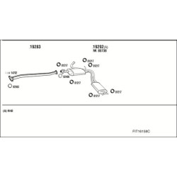 Išmetimo sistema WALKER FIT16158C