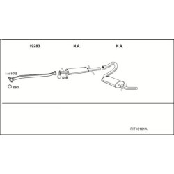 Išmetimo sistema WALKER FIT16161A