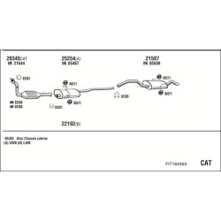 Išmetimo sistema WALKER FIT16456A