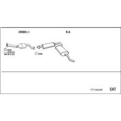 Išmetimo sistema WALKER FIT16650B