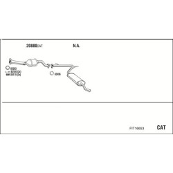 Išmetimo sistema WALKER FIT16653
