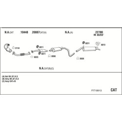 Išmetimo sistema WALKER FIT18913
