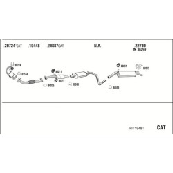 Išmetimo sistema WALKER FIT19481