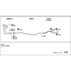 Išmetimo sistema WALKER FOK017177B