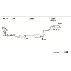Išmetimo sistema WALKER HY55008