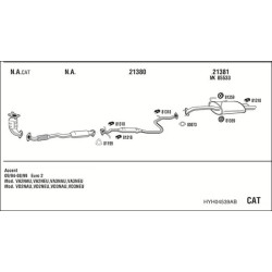 Išmetimo sistema WALKER HYH04539AB