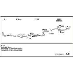 Išmetimo sistema WALKER HYH04540AA