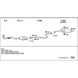 Išmetimo sistema WALKER HYH04540CA
