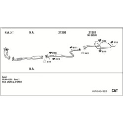 Išmetimo sistema WALKER HYH04543BB