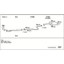 Išmetimo sistema WALKER HYH04543CB