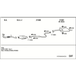 Išmetimo sistema WALKER HYH04544CA