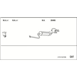 Išmetimo sistema WALKER HYH15379B