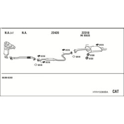 Išmetimo sistema WALKER HYH15380BA