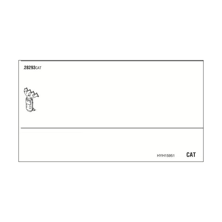 Išmetimo sistema WALKER HYH15951