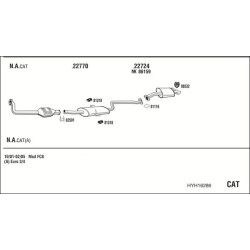 Išmetimo sistema WALKER HYH16286